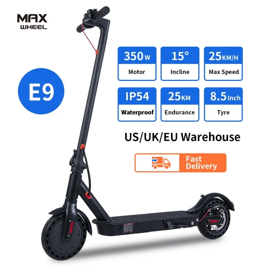 15 лет на заводе 8,5 дюйма, 7,5 А, 350 Вт, колесо для взрослых E, складной электрический скутер с одобрением CE