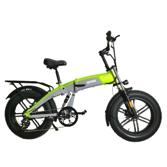 20-дюймовый складной электрический велосипед с толстыми шинами из алюминиевого сплава 48 В OEM